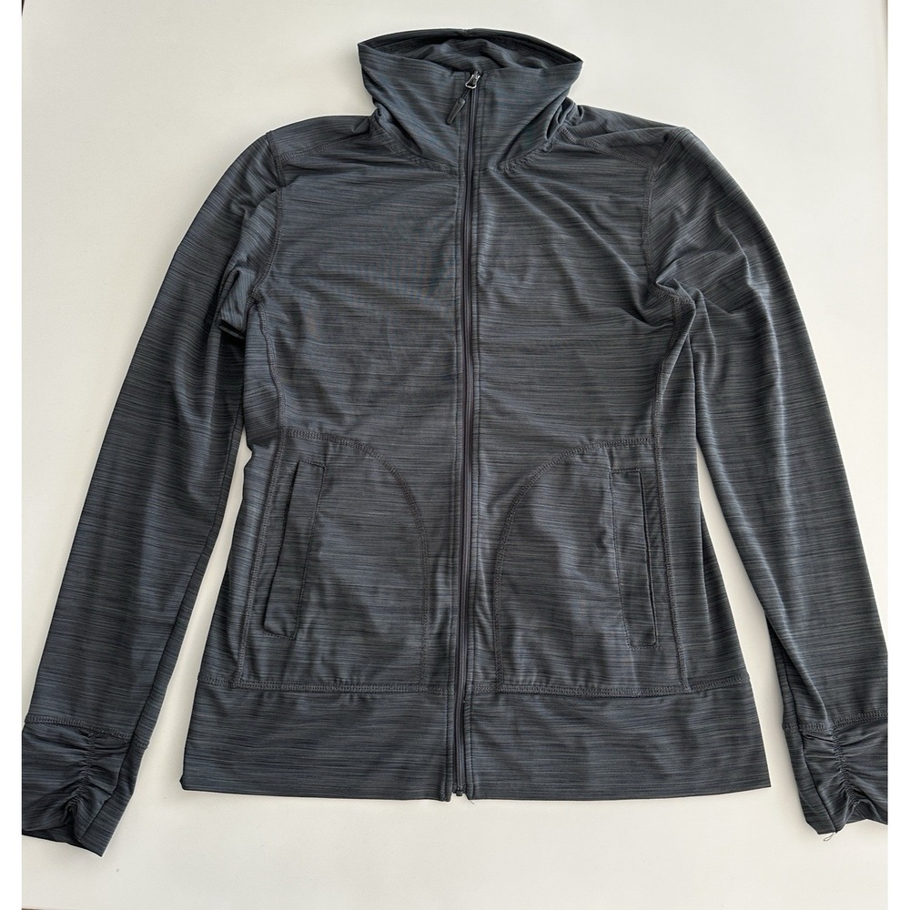 Marmot Sequence Running Jacket Women Medium Black‎ Mock Neck Full Zip Trail
